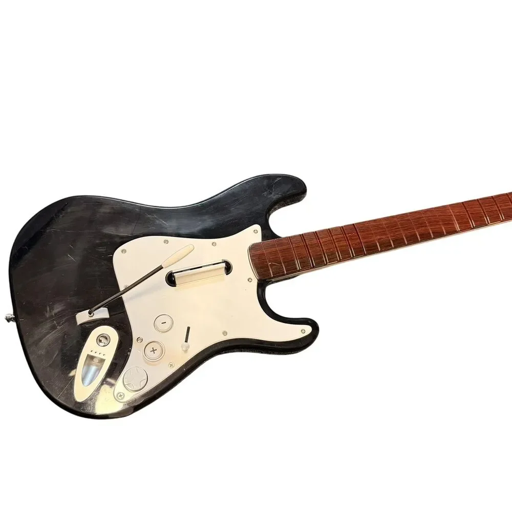 Fender Stratocaster Wireless Guitar Controller Rock Band Nintendo Wii Black